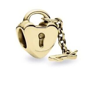 Pandora 14K Gold Key To My Heart (RETIRED)